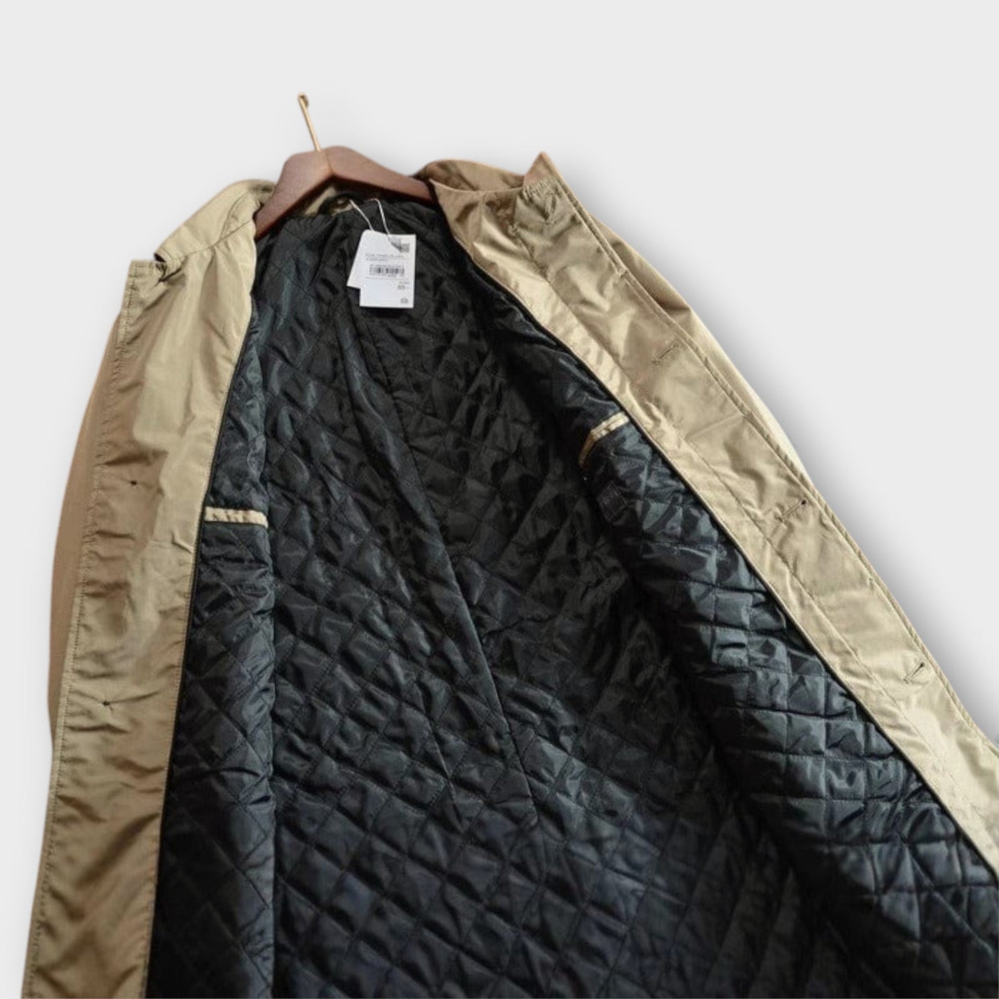 James Weatherproof Long Coat | Men’s Insulated Button Jacket Outerwear
